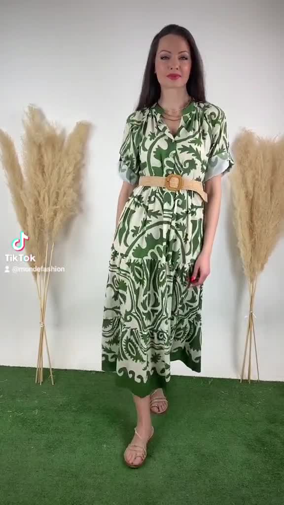 βαμβακερό σεμιζιε φόρεμα