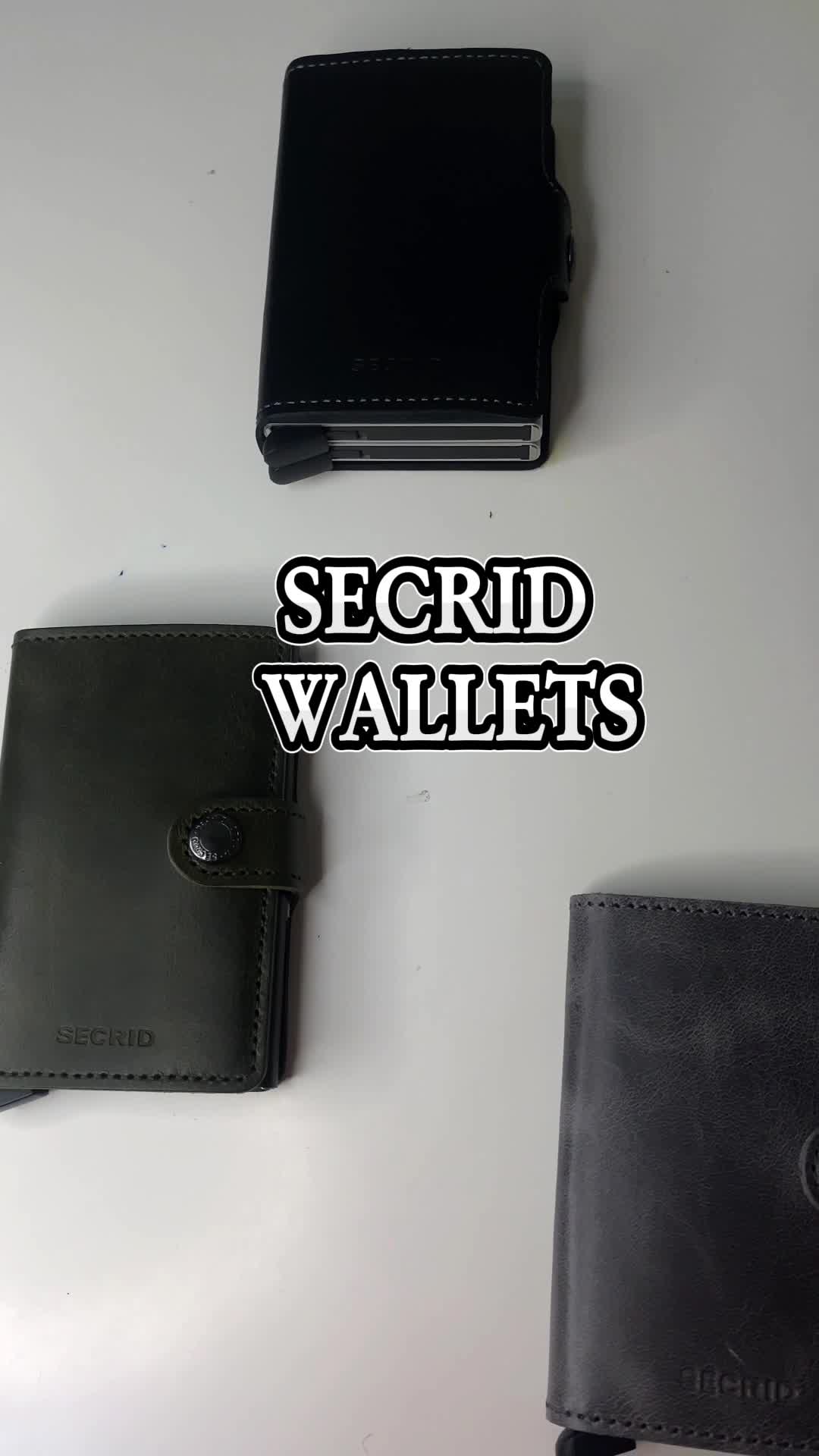 Πορτοφόλια Secrid! Με RFID προστασία για τις υποκλοπές!!