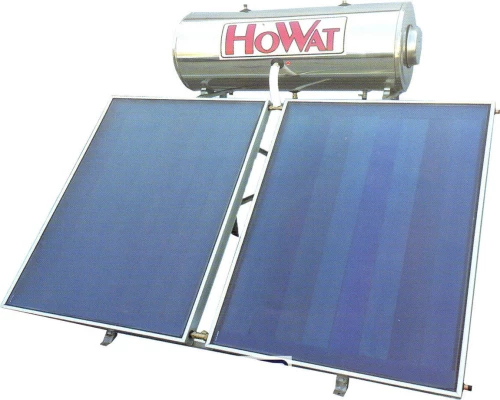 Howat 300lt/4.6m² Glass Διπλής Ενέργειας