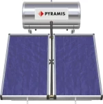 Pyramis 160lt/3m² Glass Διπλής Ενέργειας
