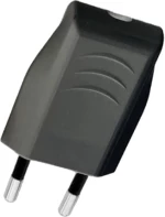 TWO PIN PLUG 6A BLACK