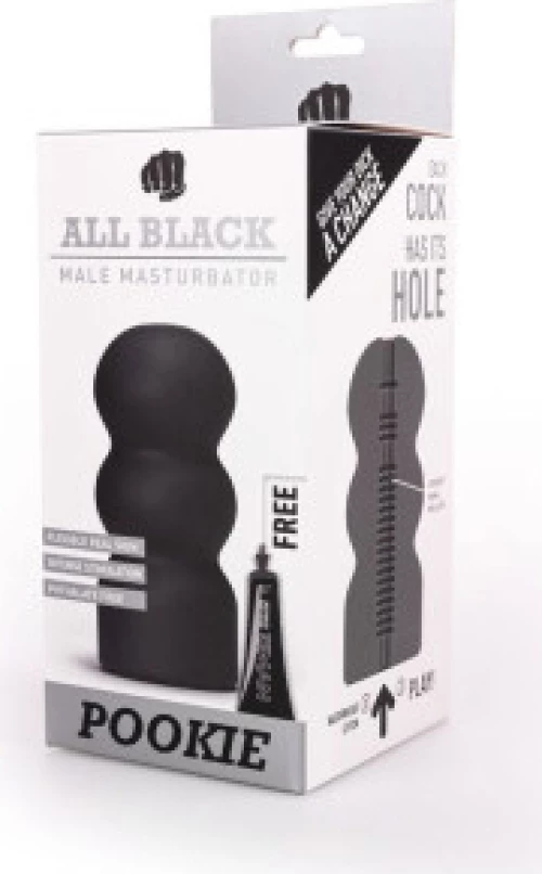 ALL BLACK MASTURBATOR POOKIE