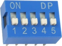DIP Switch Standard 5P KF1001 DFT (01.083.0065)