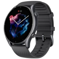 Amazfit GTR 3 Aluminium 46mm Αδιάβροχο Smartwatch με Παλμογράφο (Thunder Black)