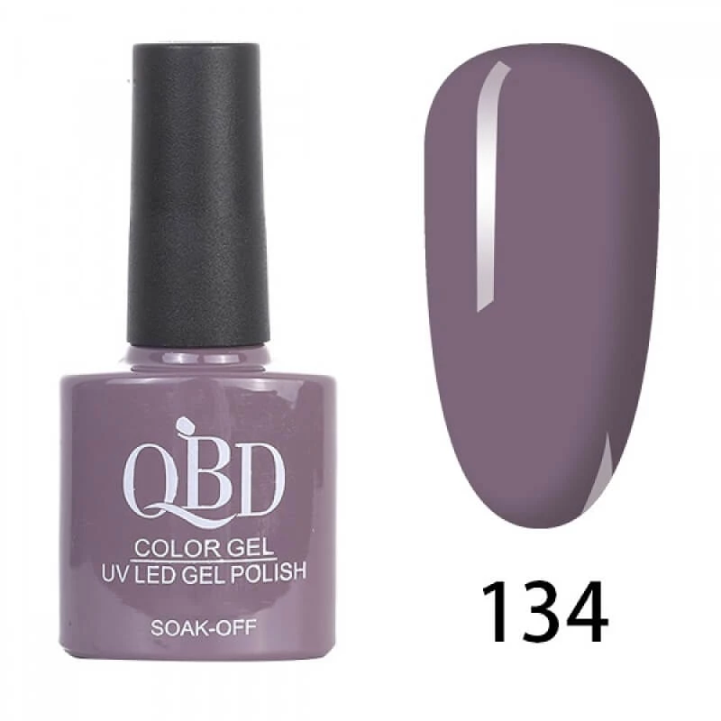 QBD Ημιμόνιμο Βερνίκι Color Gel Uv/Led Gel Polish 134 - 10ml