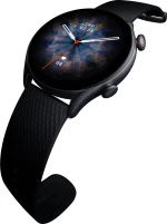 Amazfit GTR 3 Pro Aluminium Αδιάβροχο Smartwatch με Παλμογράφο (Infinite Black)