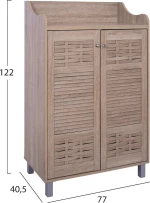Παπουτσοθήκη HM2230.02 77x40.5x122cm