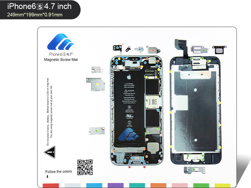 Best Μαγνητικό Υπόστρωμα Διαχείρισης Βιδών iPhone 6S BST-111-IP6S
