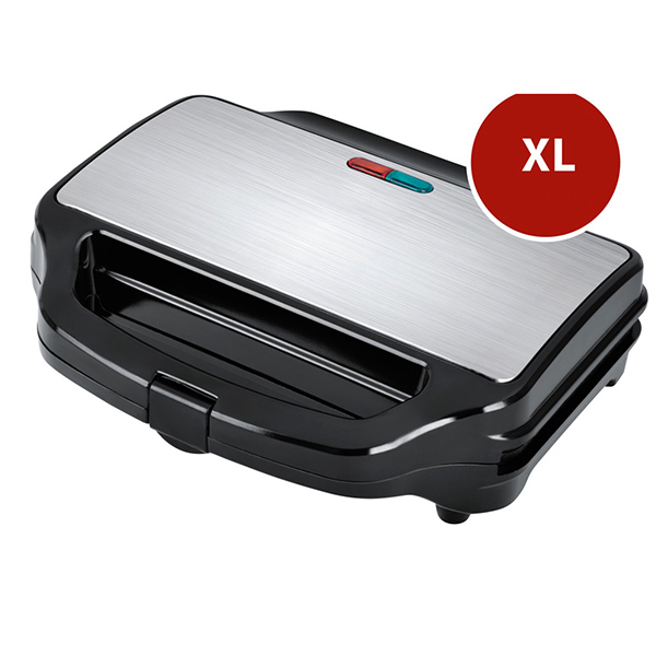 Telemax Ideakitchen XL Deli-Press Τοστιέρα για 2 Τοστ 900W Inox