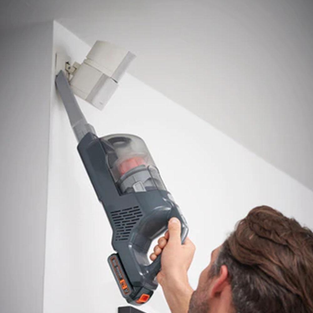 Black and Decker 18V Επαναφορτιζόμενη Σκούπα Stick 2σε1 Powerseries Plus με Αποσπώμενη Μπαταρία Λιθίου BHFEA18D1-QW