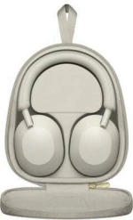 Sony WH-1000XM5 Ασύρματα/Ενσύρματα Noise Cancelling Over Ear Ασημί