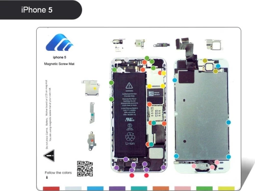 Best Μαγνητικό Υπόστρωμα Διαχείρισης Βιδών iPhone 5 BST-111-IP5