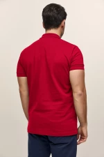 Bodymove Ανδρική Μπλούζα Πικέ #672 672-9 Κόκκινο
