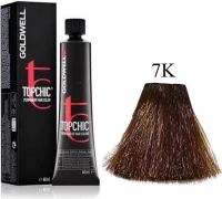 Βαφή Goldwell Topchic Permanent 7K Χάλκινο Ξανθό Μεσαίο 60ml