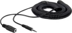 Powertech Cable 3.5mm male - 3.5mm female Μαύρο 5m (CAB-J046)