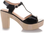 Famous Shoes M822-4 Μαύρο