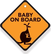 Cartoon Baby on Board Babywise Καγκουρό