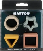Παιδικό Puzzle Σφηνώματα Σχήματα 4pcs Nattou