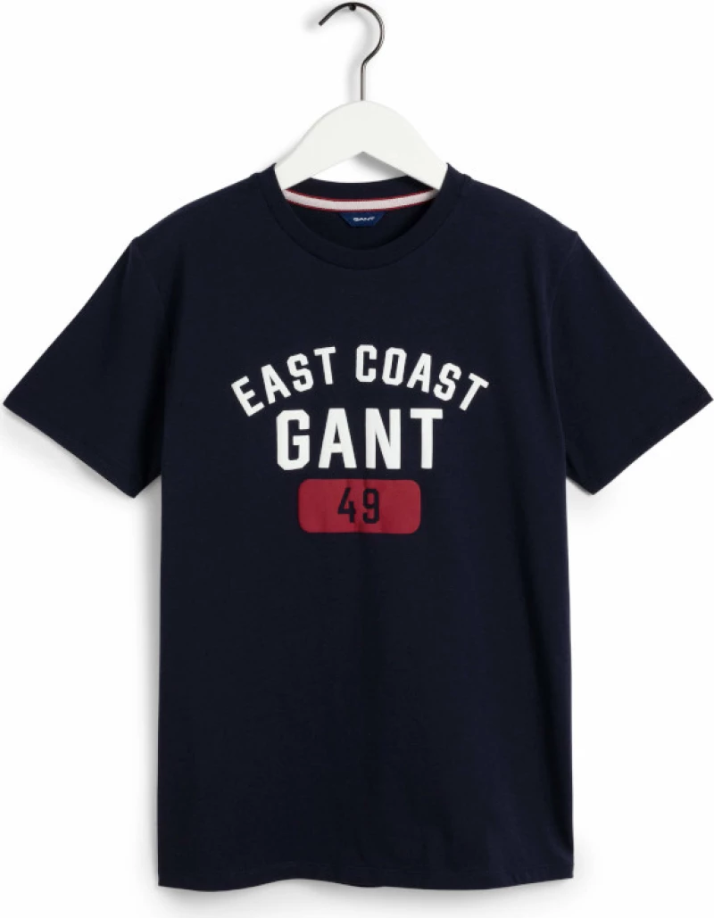 Gant T-shirt παιδικό μπλε "East Coast" Μπλε