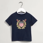 Gant T-shirt Παιδικό Rowing Navy Blue