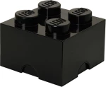 LEGO Κουτί Αποθήκευσης Τετράγωνο Μαύρο 25x25x18cm