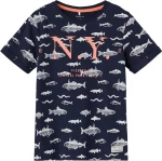 Name It T-shirt Παιδικό Fishing in N.Y. Μαύρο