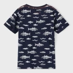 Name It T-shirt Παιδικό Fishing in N.Y. Μαύρο