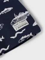 Name It T-shirt Παιδικό Fishing in N.Y. Μαύρο
