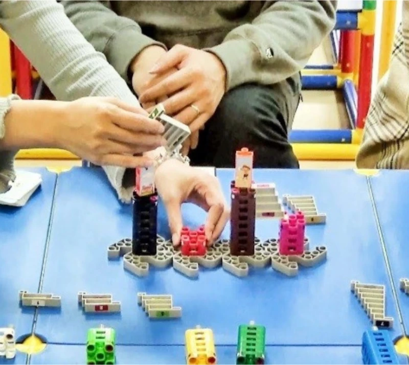 Gigo Πλαστικά Παιχνίδια Κατασκευής Math Tower 3D