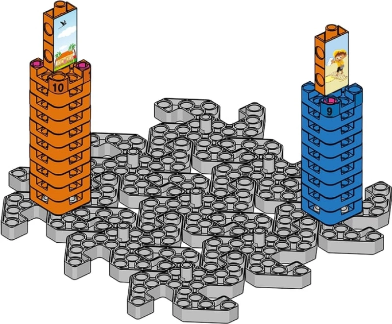 Gigo Πλαστικά Παιχνίδια Κατασκευής Math Tower 3D