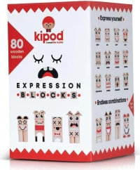 KIPOD Ξύλινα Τουβλάκια Έκφρασης Συναισθημάτων