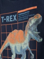 Name It T-shirt για Αγόρια T-REX Navy Μπλε