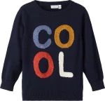Name It Μπλούζα Πλεκτή  "Cool" Μαύρο