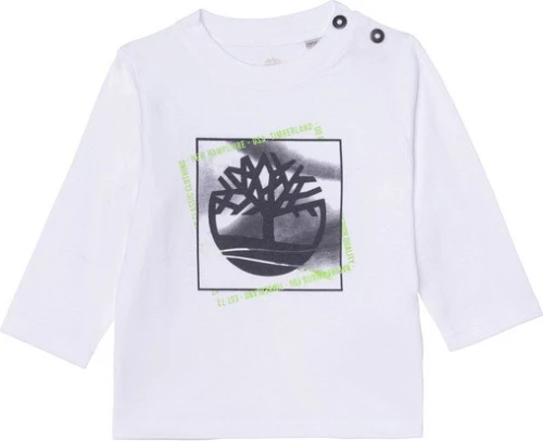 Timberland Μπλούζα μακρυμάνικη Με Print Timberland Λευκή