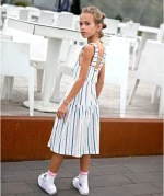 B.NOSY Φόρεμα Art Stripe Πολύχρωμο