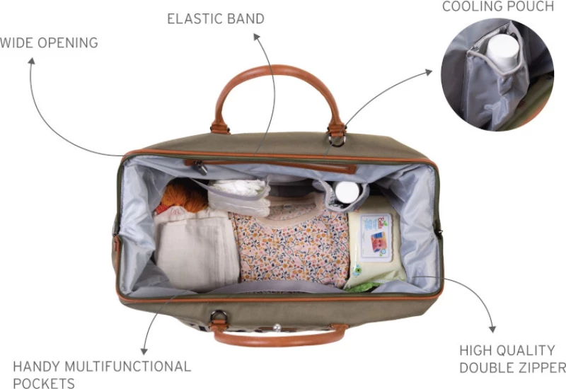 Childhome Τσάντα-αλλαξιέρα ΜOMMY BAG Χακί