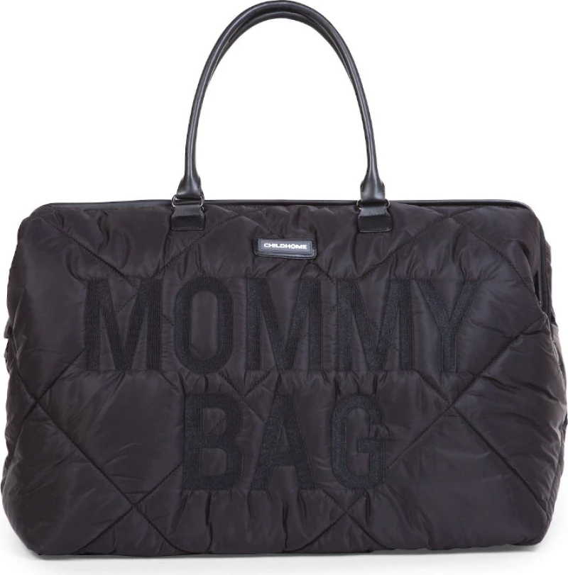 Childhome Τσάντα-αλλαξιέρα ΜOMMY BAG PUFFERED Μαύρο