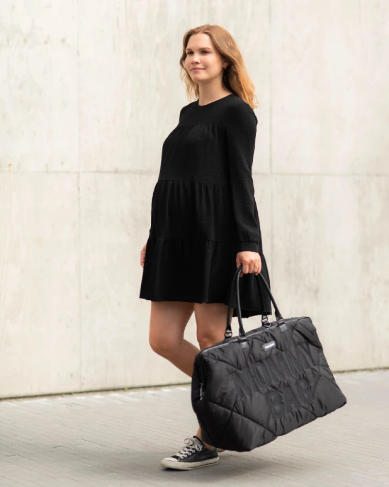 Childhome Τσάντα-αλλαξιέρα ΜOMMY BAG PUFFERED Μαύρο