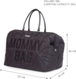 Childhome Τσάντα-αλλαξιέρα ΜOMMY BAG PUFFERED Μαύρο