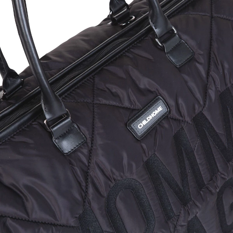 Childhome Τσάντα-αλλαξιέρα ΜOMMY BAG PUFFERED Μαύρο