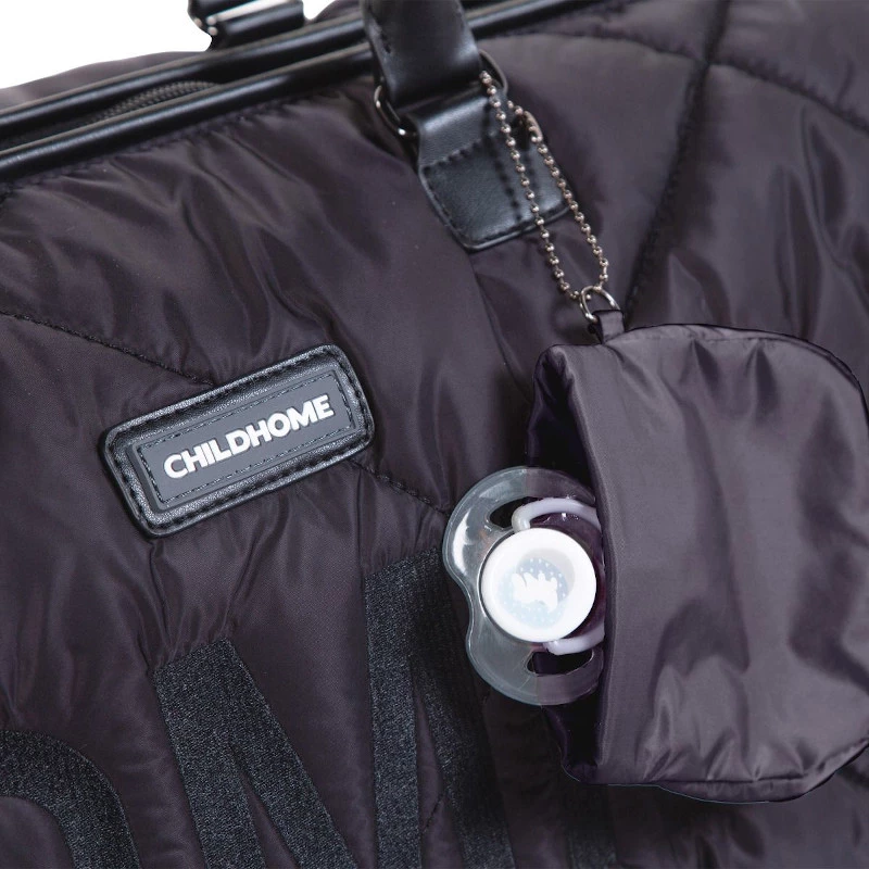 Childhome Τσάντα-αλλαξιέρα ΜOMMY BAG PUFFERED Μαύρο