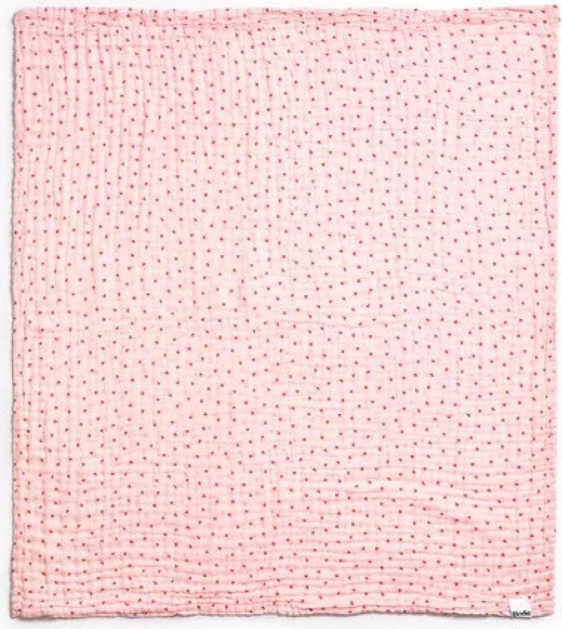 Elodie Details Βρεφική Κουβέρτα Μουσελίνα Sweethearts Ροζ 80x80cm
