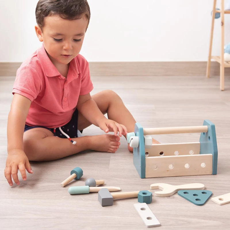 Kiokids Ξύλινη Εργαλειοθήκη  Μπλε