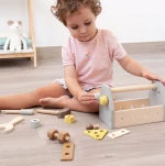 Kiokids Ξύλινη Εργαλειοθήκη Γκρι