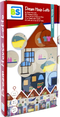 BS Toys Επιτραπέζιο Παιχνίδι Dream House Lotto για 2-6 Παίκτες 3+ Ετών