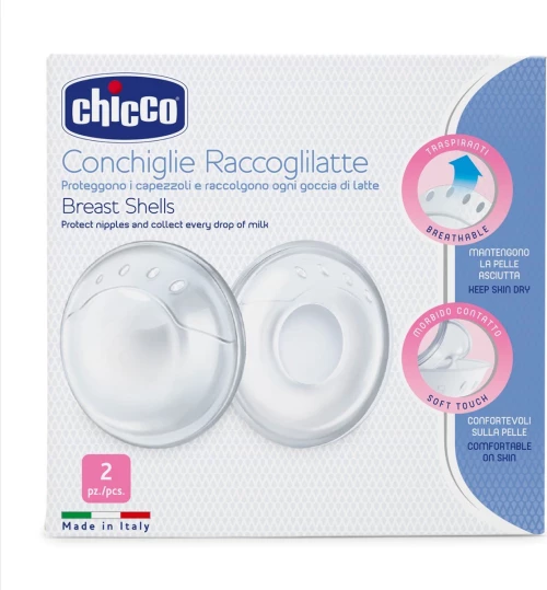 Chicco Κοχύλια Συλλογής Μητρικού Γάλακτος (2τμχ)