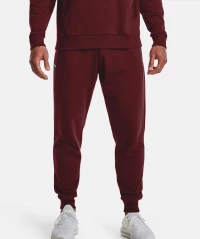Under Armour Rival Fleece Ανδρική Φόρμα Jogger (1357128-690) Μπορντό
