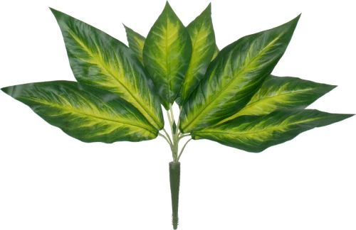 GloboStar Peace Lily 78277 Τεχνητό Φυτό Σπαθίφυλλο με Φύλλωμα Πράσινο/Κίτρινο Υ33cm