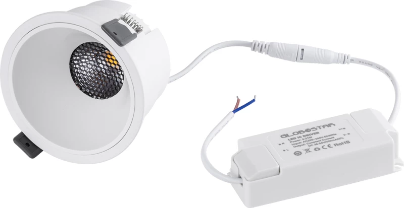 GloboStar PLUTO-B 60260 Χωνευτό LED Spot Downlight TrimLess 10.4xΥ6.5cm Φυσικό Λευκό