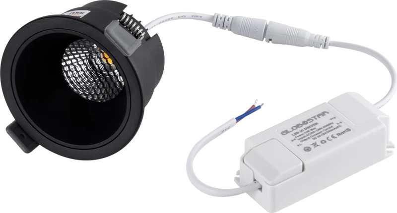 GloboStar PLUTO-M 60256 Χωνευτό LED Spot Downlight TrimLess Φ8.4x5.9cm Φυσικό Λευκό